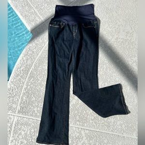 GAP MATERNITY Dark Wash Jeans. Size 12 Tall. EUC
